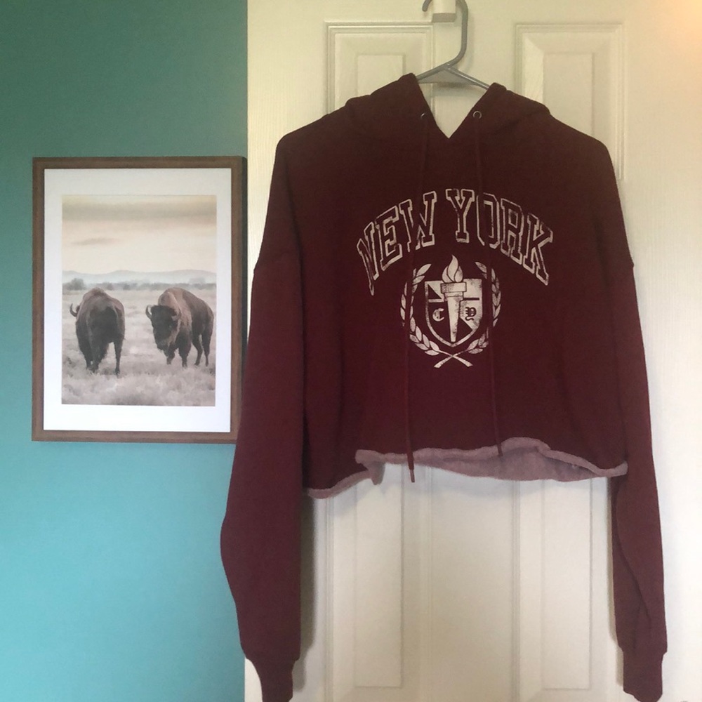 Cropped NY Hoodie